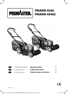 Mode d’emploi Primaster PMARM 4046S Tondeuse à gazon