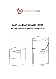 Manual Brascook EVOBR100 Máquina de lavar louça