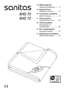 Bedienungsanleitung Sanitas SHD 72 Elektrische heizdecke
