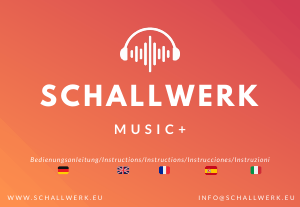 Manuale Schallwerk Music+ Tappi per le orecchie