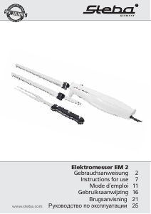 Handleiding Steba EM 2 Elektrisch mes