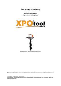 Bedienungsanleitung XPOtool 61770 Erdbohrer