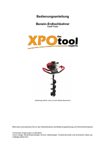 Bedienungsanleitung XPOtool 63446 Erdbohrer