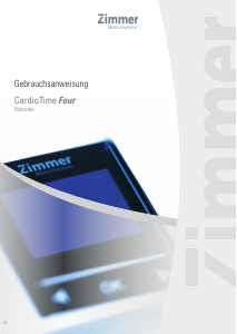 Bedienungsanleitung Zimmer CardioTime Four EKG-Gerät