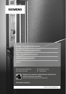 Käyttöohje Siemens KI96NVFD0 Jääkaappipakastin