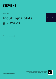 Instrukcja Siemens ED851HWB1E Płyta do zabudowy