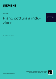 Manuale Siemens EH645HFB1M Piano cottura