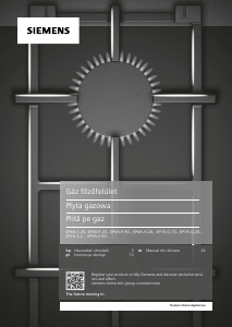 Manual Siemens EP6A6PB20 Plită