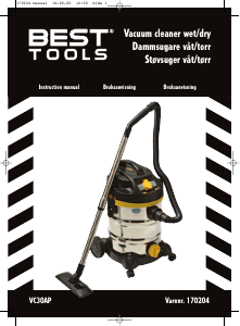 Bruksanvisning Best Tools VC30AP Støvsuger