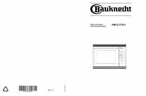 Handleiding Bauknecht DMCG 2735 Magnetron