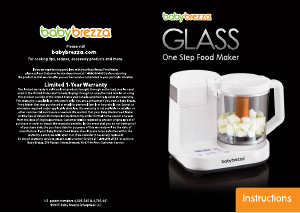 Handleiding Baby Brezza Glass Keukenmachine