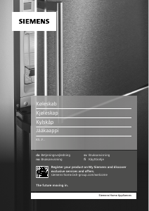Käyttöohje Siemens KS36FPIDP Jääkaappi