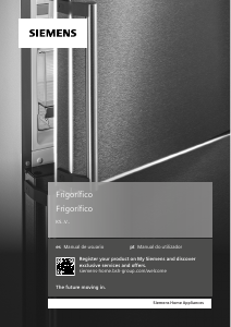 Manual de uso Siemens KS36VAIDP Refrigerador