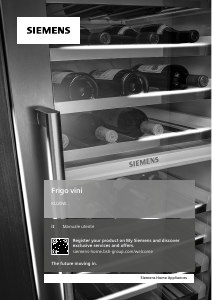 Manuale Siemens KU20WVHF0G Cantinetta vino