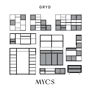 Bedienungsanleitung MYCS GRYD Bücherregal