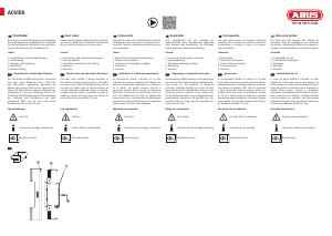 Manual Abus AC4100 Mola da porta
