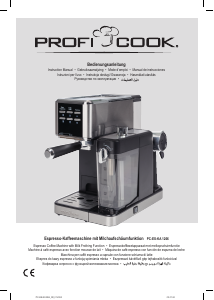 Bedienungsanleitung Proficook PC-ES-KA 1266 Espressomaschine