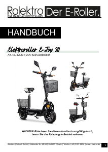 Bedienungsanleitung Rolektro E-Joy 20 Elektroroller