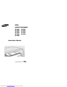 Handleiding Samsung SV-250X Videorecorder