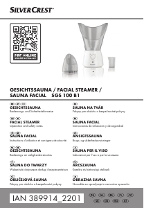 Manuale SilverCrest IAN 389914 Sauna facciale