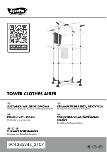 Rokasgrāmata AquaPur IAN 385248 Drēbju žāvētājs