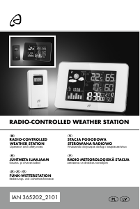 Rokasgrāmata Auriol IAN 365202 Meteoroloģiskā stacija