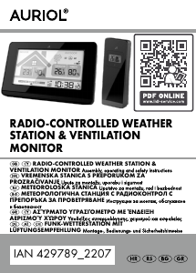 Priručnik Auriol IAN 429789 Meteorološka stanica