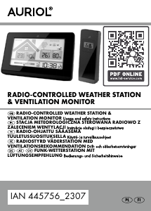 Bruksanvisning Auriol IAN 445756 Väderstation