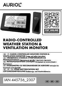Manual Auriol IAN 445756 Stație meteo