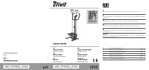 Priročnik Crivit IAN 373943 Steper