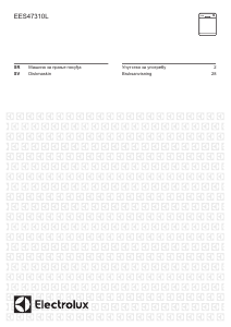 Прирачник Electrolux EES47310L Машина за миење садови