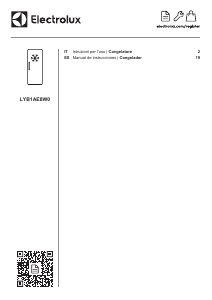 Manual de uso Electrolux LYB1AE8W0 Congelador