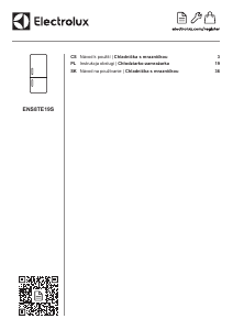 Návod Electrolux ENS8TE19S Chladnička s mrazničkou