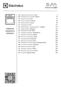 Rokasgrāmata Electrolux EOD5H70X Cepeškrāsns