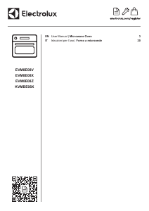 Manuale Electrolux EVM8E08X Forno