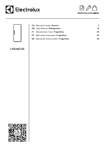 Manuale Electrolux LFB3AE12S Frigorifero
