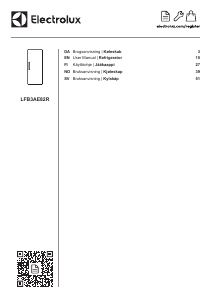 Brugsanvisning Electrolux LFB3AE82R Køleskab