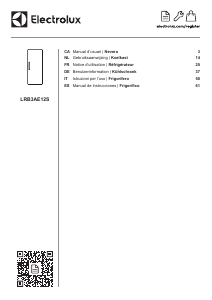 Manuale Electrolux LRB3AE12S Frigorifero