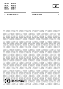 Instrukcja Electrolux KBD4X Szuflada grzewcza
