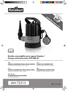 Manual de uso Florabest IAN 72315 Bomba de agua