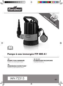 Mode d’emploi Florabest IAN 72315 Pompe à eau