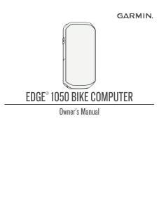 Manual Garmin Edge 1050 Cycling Computer
