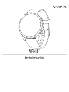 Bruksanvisning Garmin Venu Smart klocka