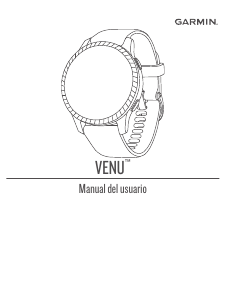 Manual de uso Garmin Venu Smartwatch