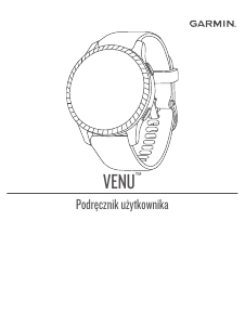 Instrukcja Garmin Venu Smartwatch