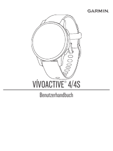 Bedienungsanleitung Garmin vivoactive 4S Smartwatch