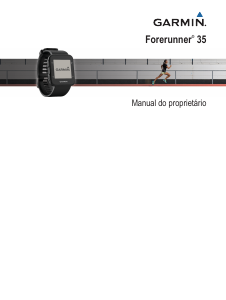 Manual Garmin Forerunner 35 Relógio desportivo