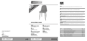 Manual Livarno IAN 306259 Scaun