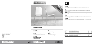 Brugsanvisning Livarno IAN 309789 Stol