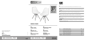 Priročnik Livarno IAN 323230 Stol